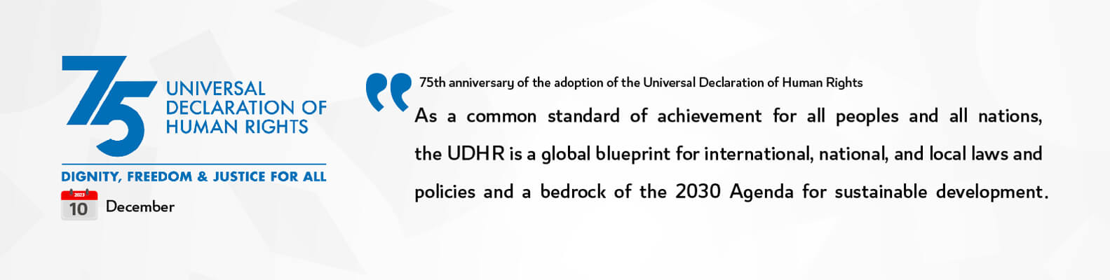 Universal declaration of human rights