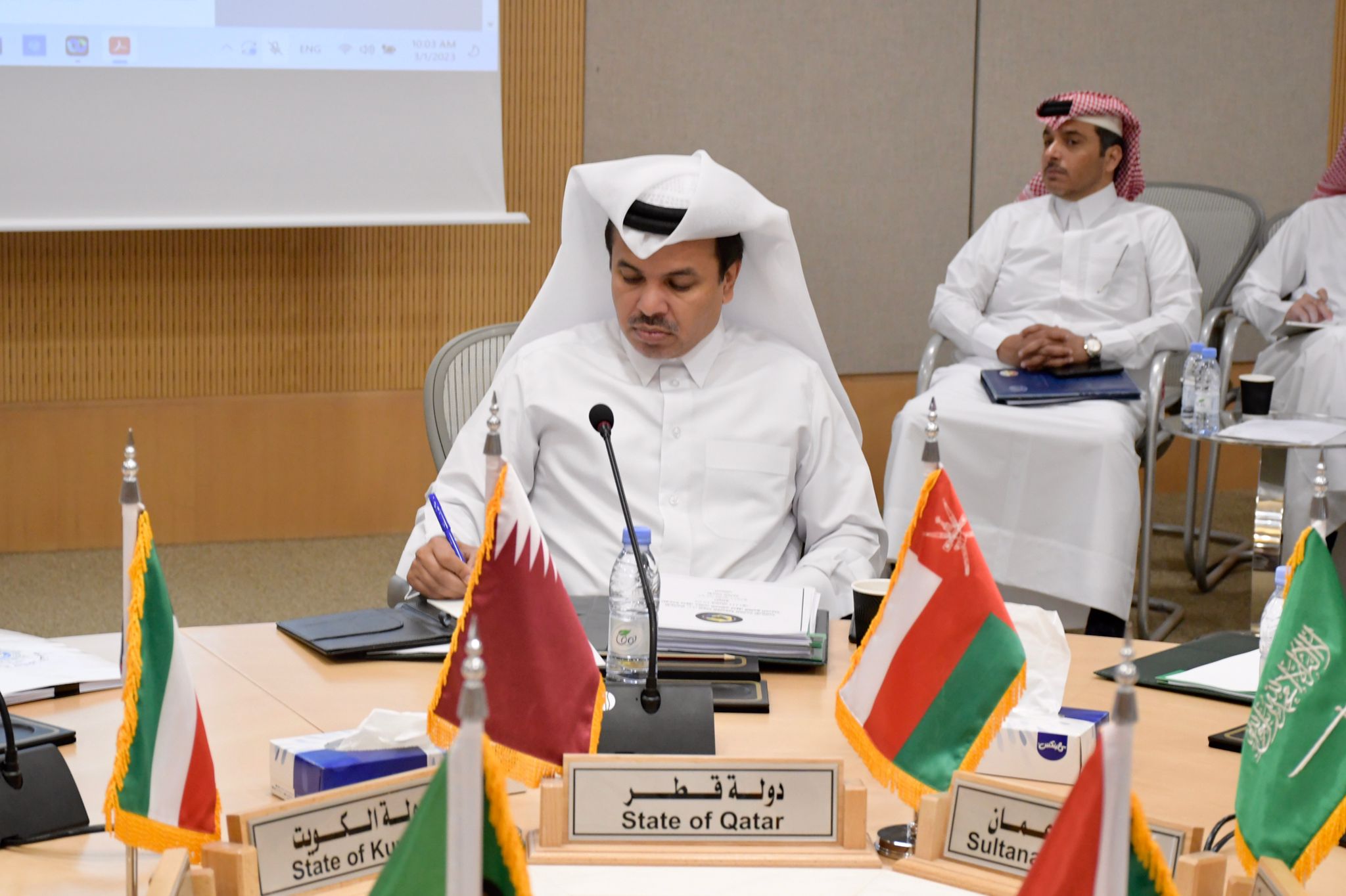 تشارك دولة قطر في الاجتماع الثاني عشر للجنة الخليج