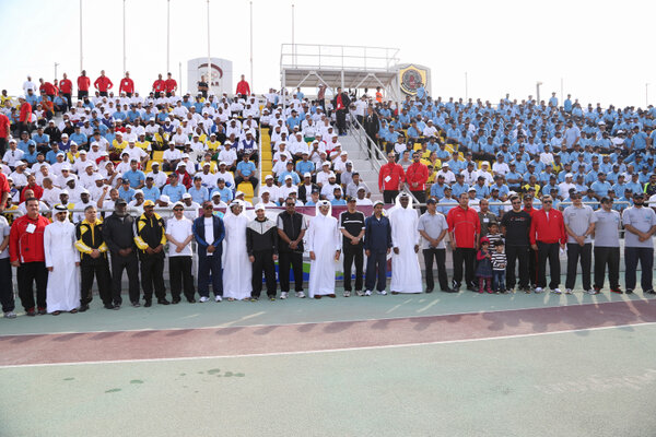 احتفالات منفذ أبو سمرة باليوم الرياضي للدولة 2014
